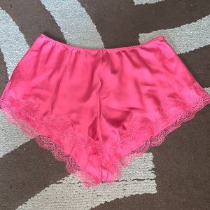 VS satin pj shorts
